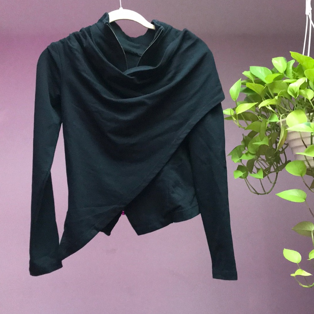 Asymmetrical zip sweater